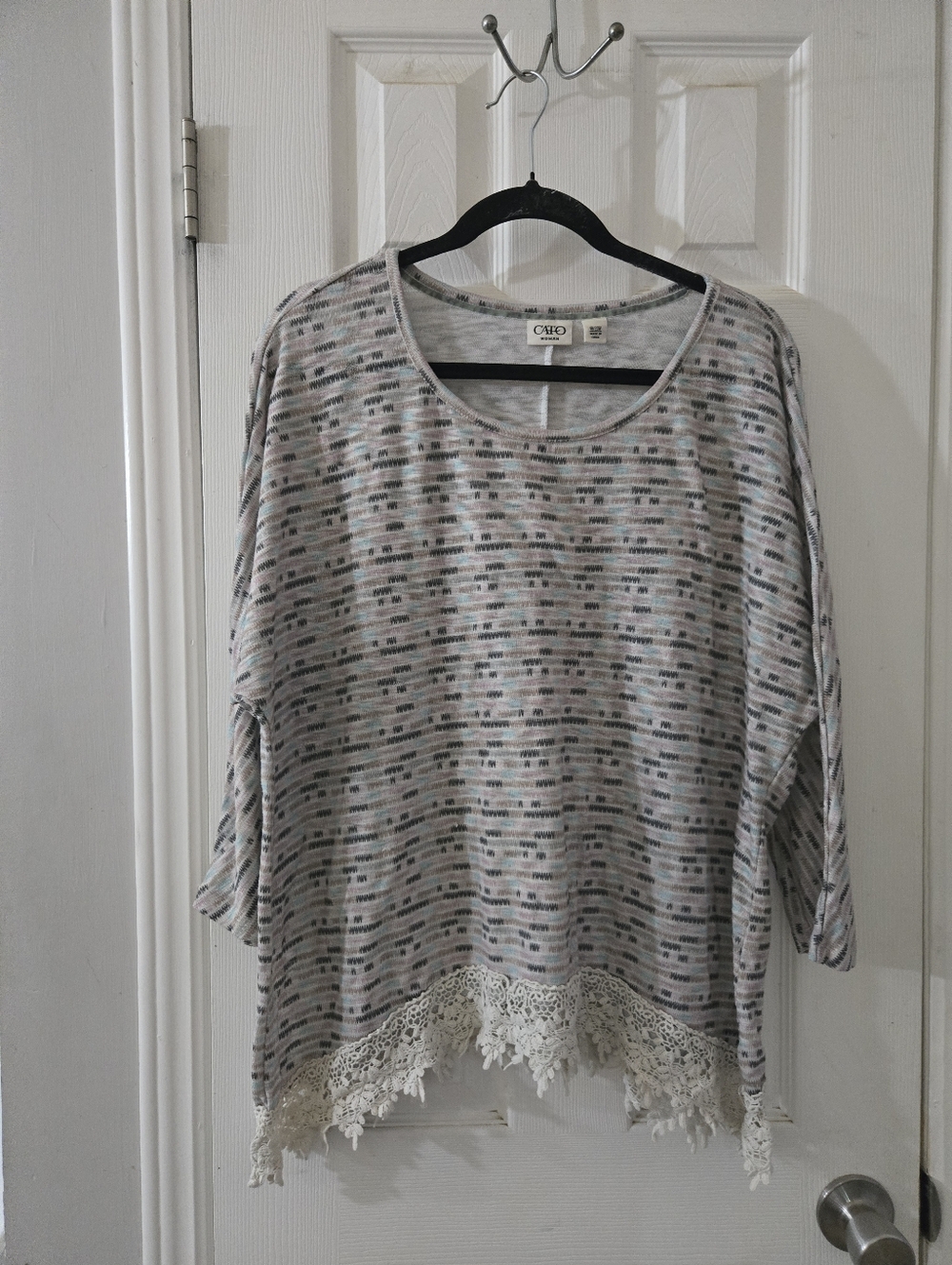 18/20w Cato knit top